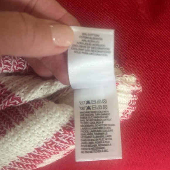 Lucky Brand “American flag” Red and White Striped plus blue with stars Knit vest - Picture 9 of 9